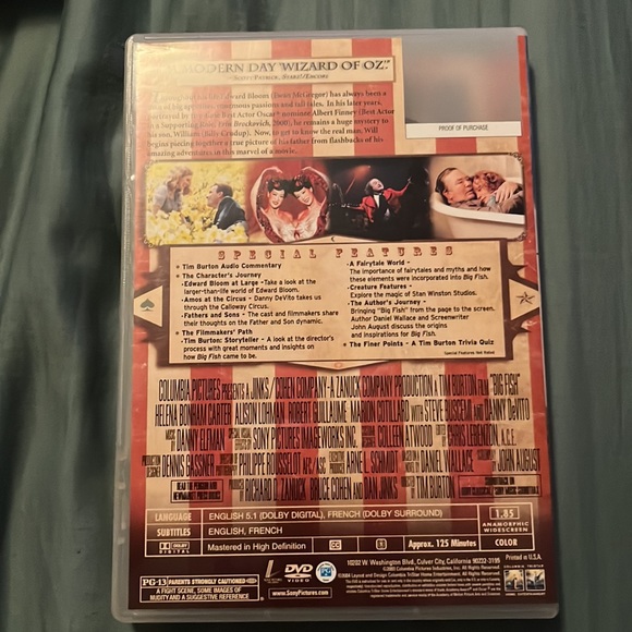 Big Fish DVD - Picture 2 of 4